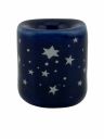 Blue & Silver Star Ceramic Chime Holder