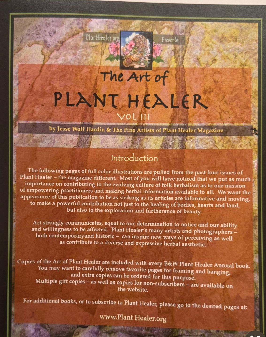 The Art of Plant Healer Annual Volume II (used)