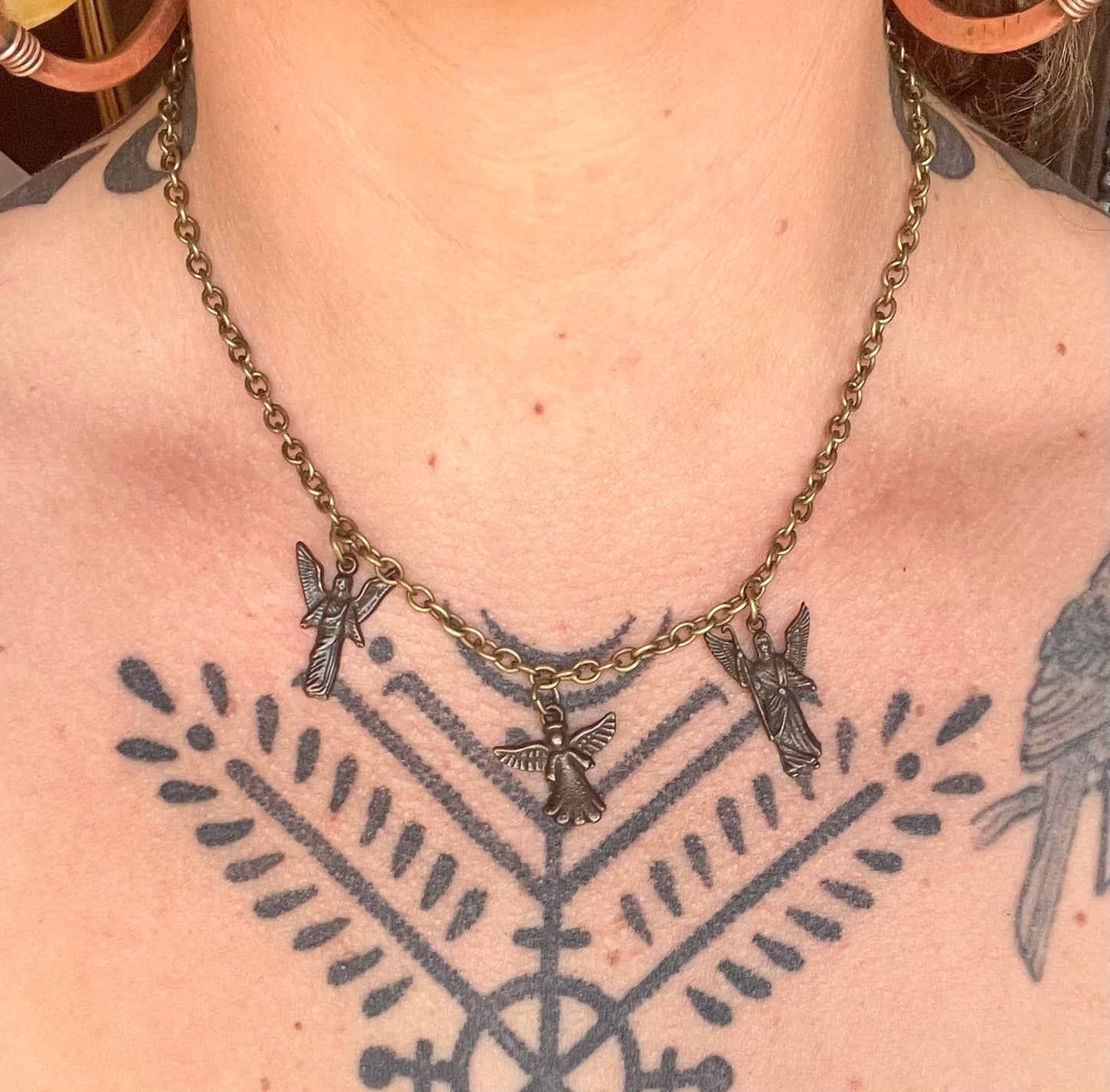 Guardian Angels Milagros Necklace