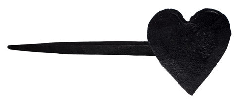 Large Iron Heart Nail 15cm; Hand Forged