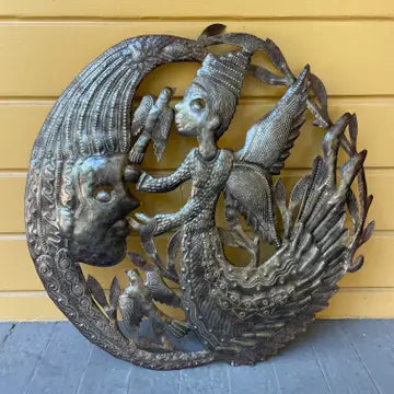 XXL Angel & Moon Wall Hanging
