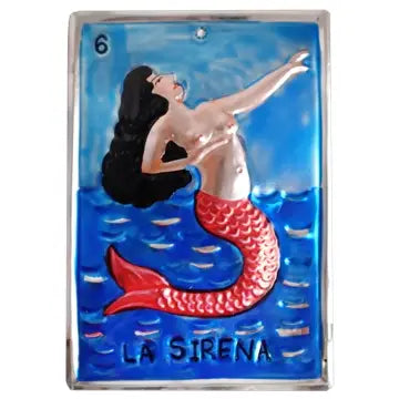 XL La Sirena Loteria Plaque