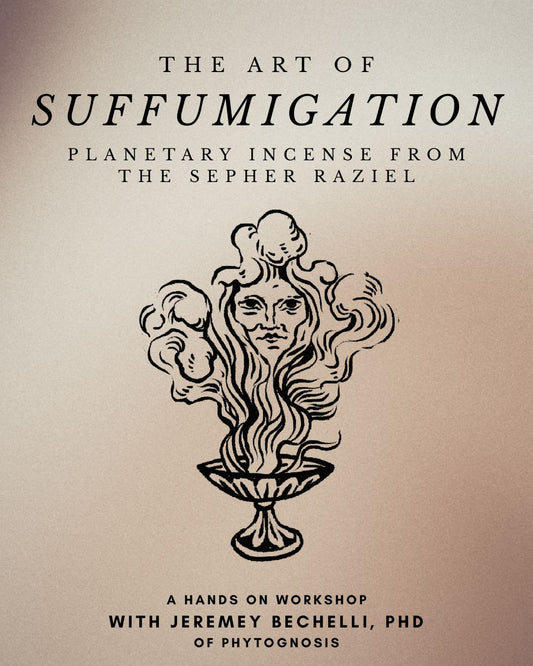 The Art of Suffumigation: A Workshop with Jeremy Bechelli, PhD