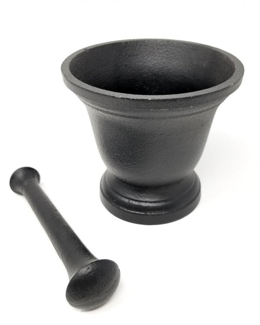 Cast Iron Mortar & Pestle 4 1/4"