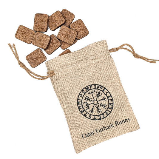 Elder Futhark Runes in Smoke