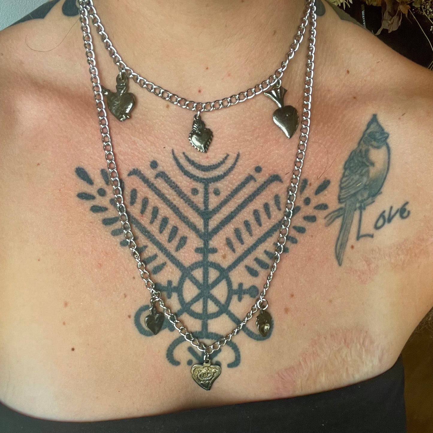 All Heart Milagros Stacked Necklace