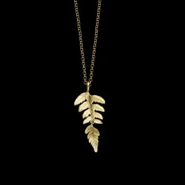 Fern Pendant on 18" Chain