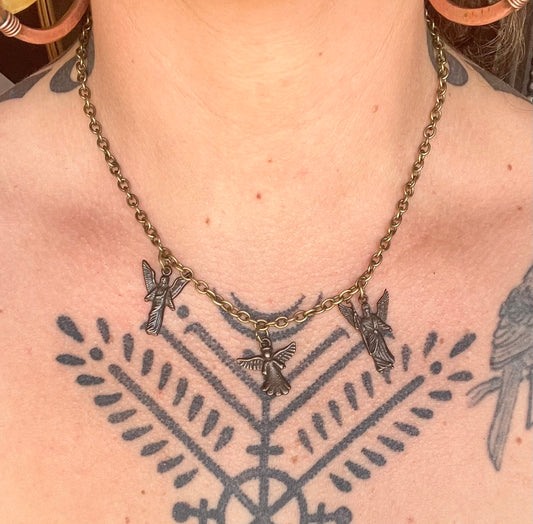 Guardian Angels Milagros Necklace