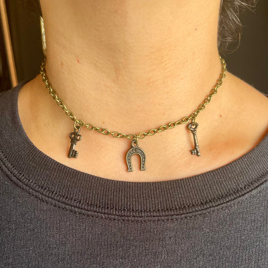 Road Opener/Good Luck Milagros Choker