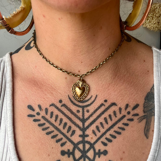 Sacred Heart Ex Voto Choker