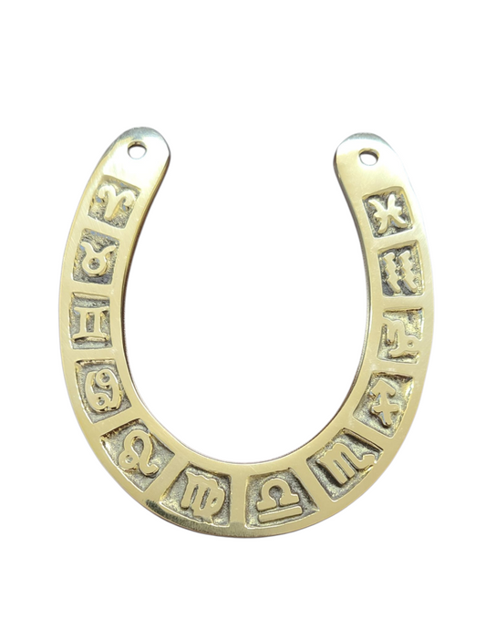 Zodiac Brass Horse Shoe